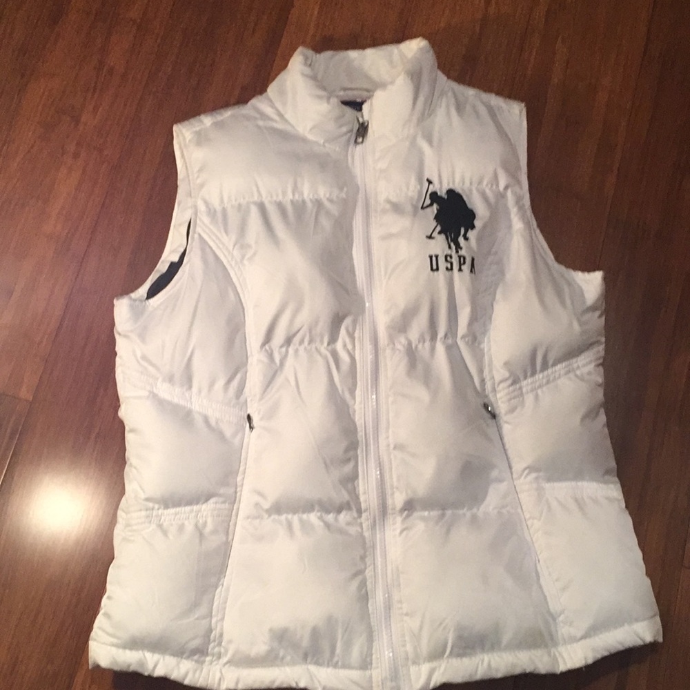 US Polo Assn bright White Vest